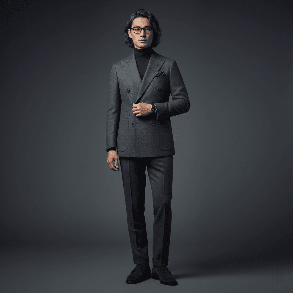 チャコールグレー double