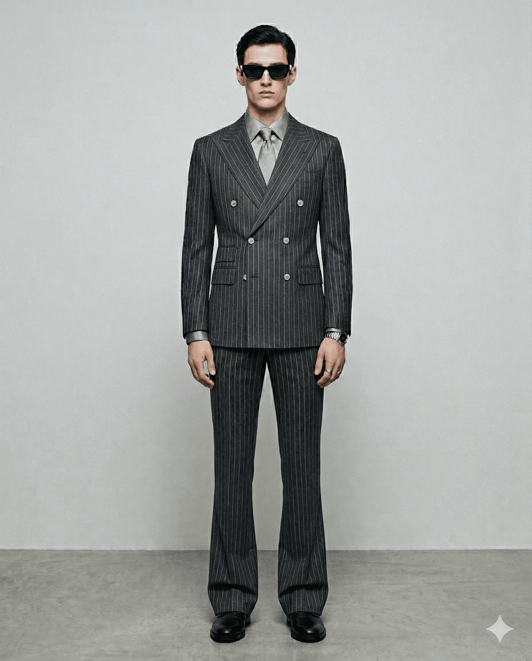 チャコールグレー double