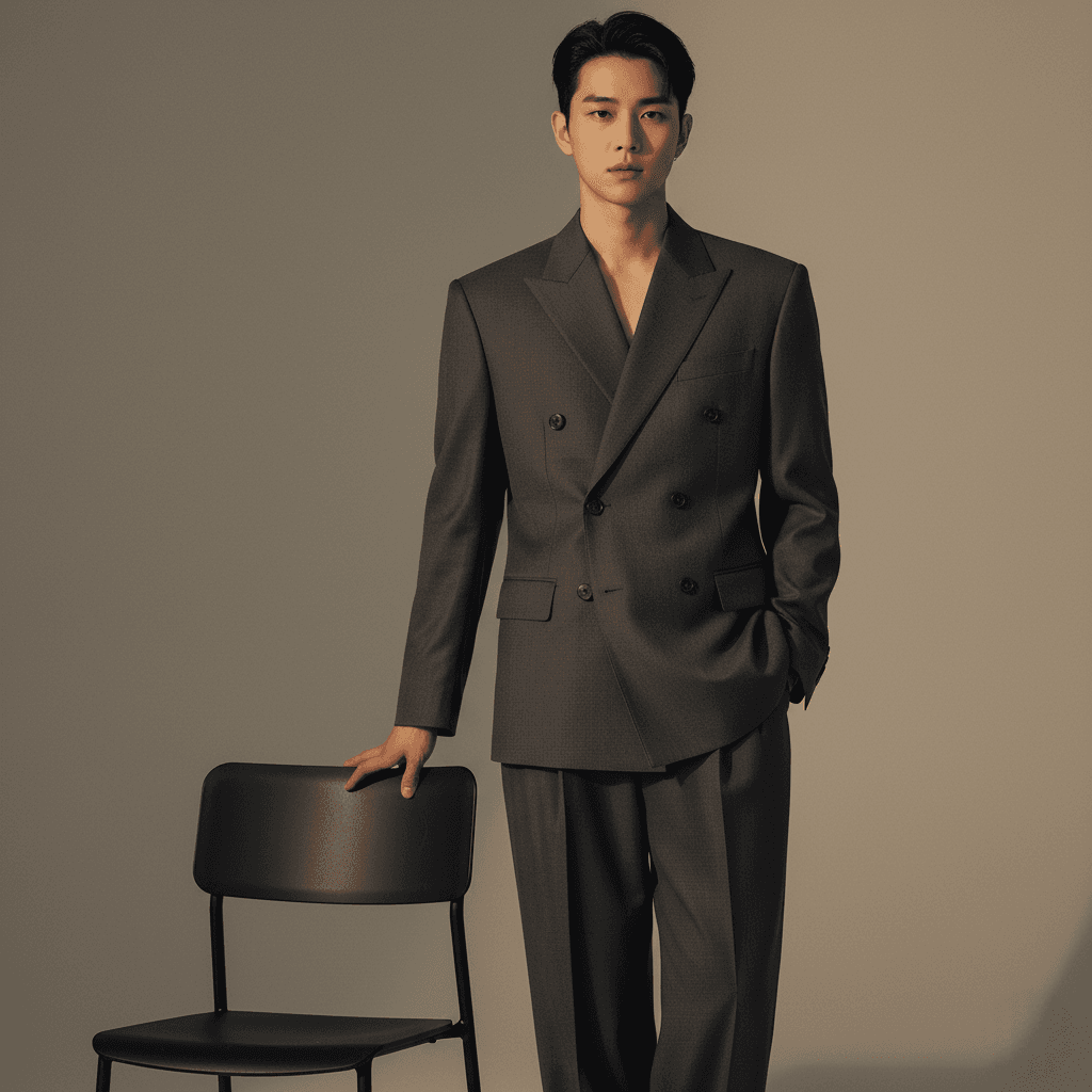 チャコールグレー double