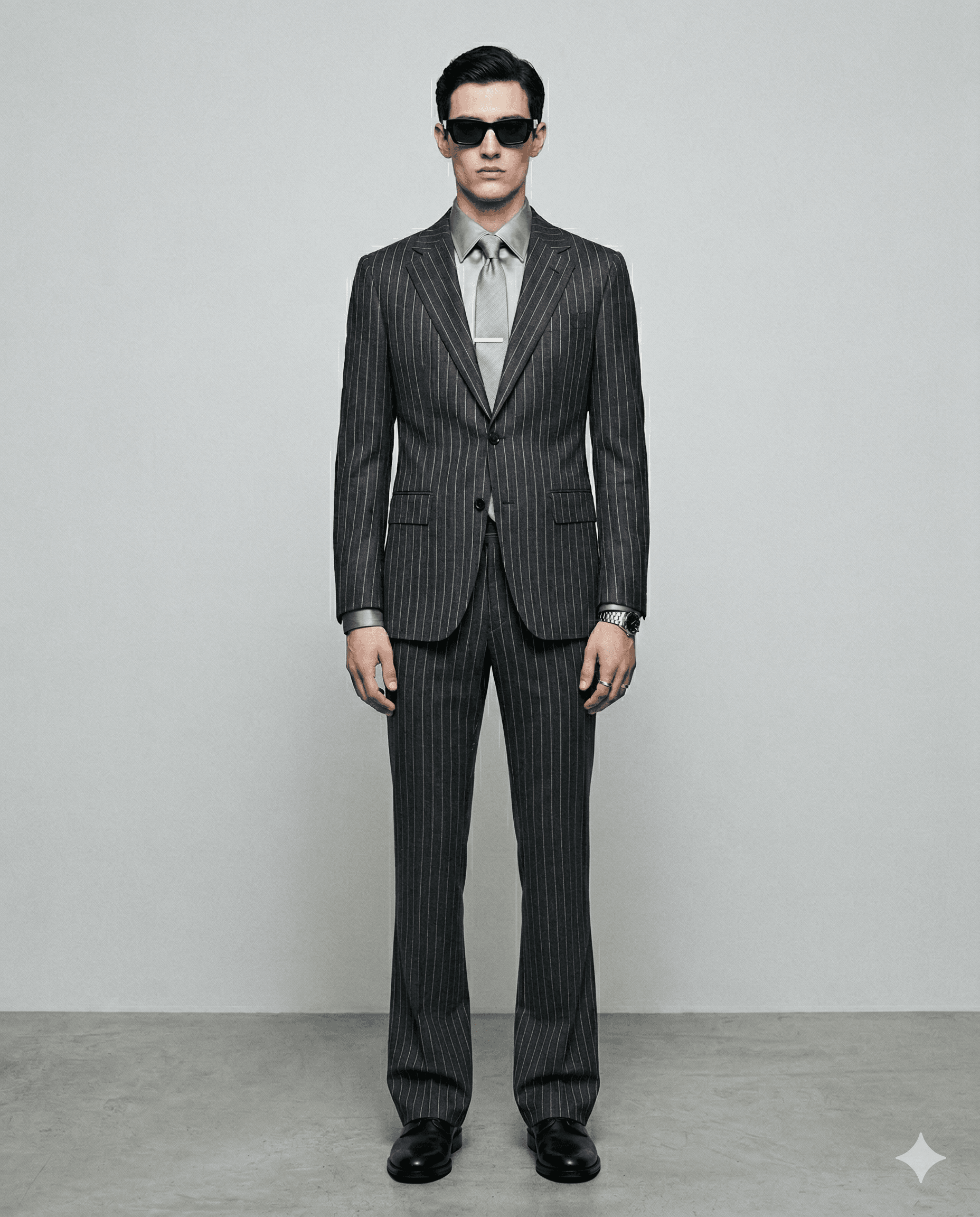 チャコールグレー single