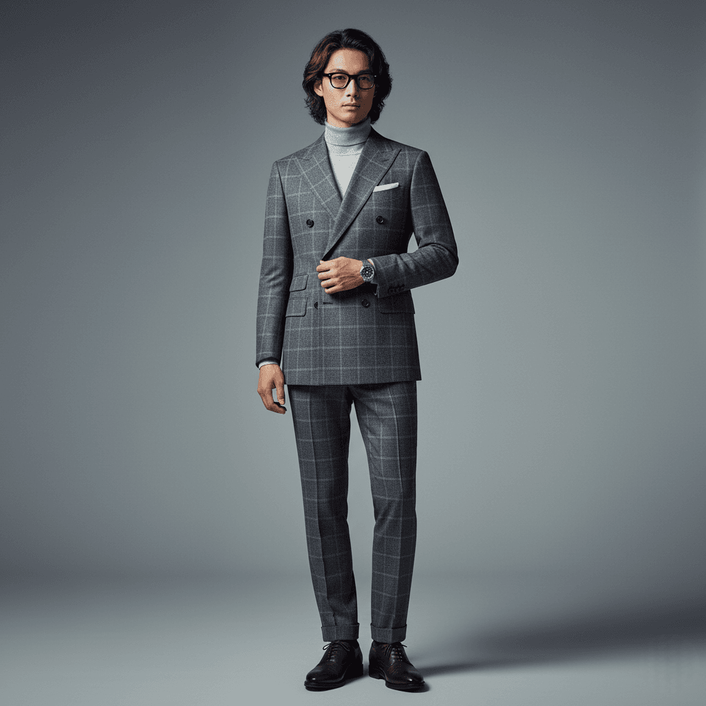 チャコールグレー double