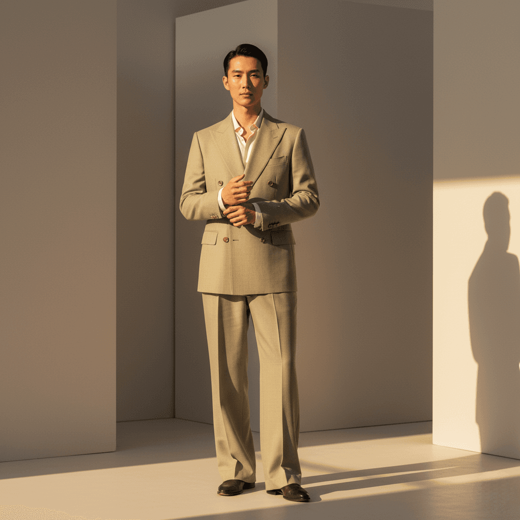 ライトカーキブリック double