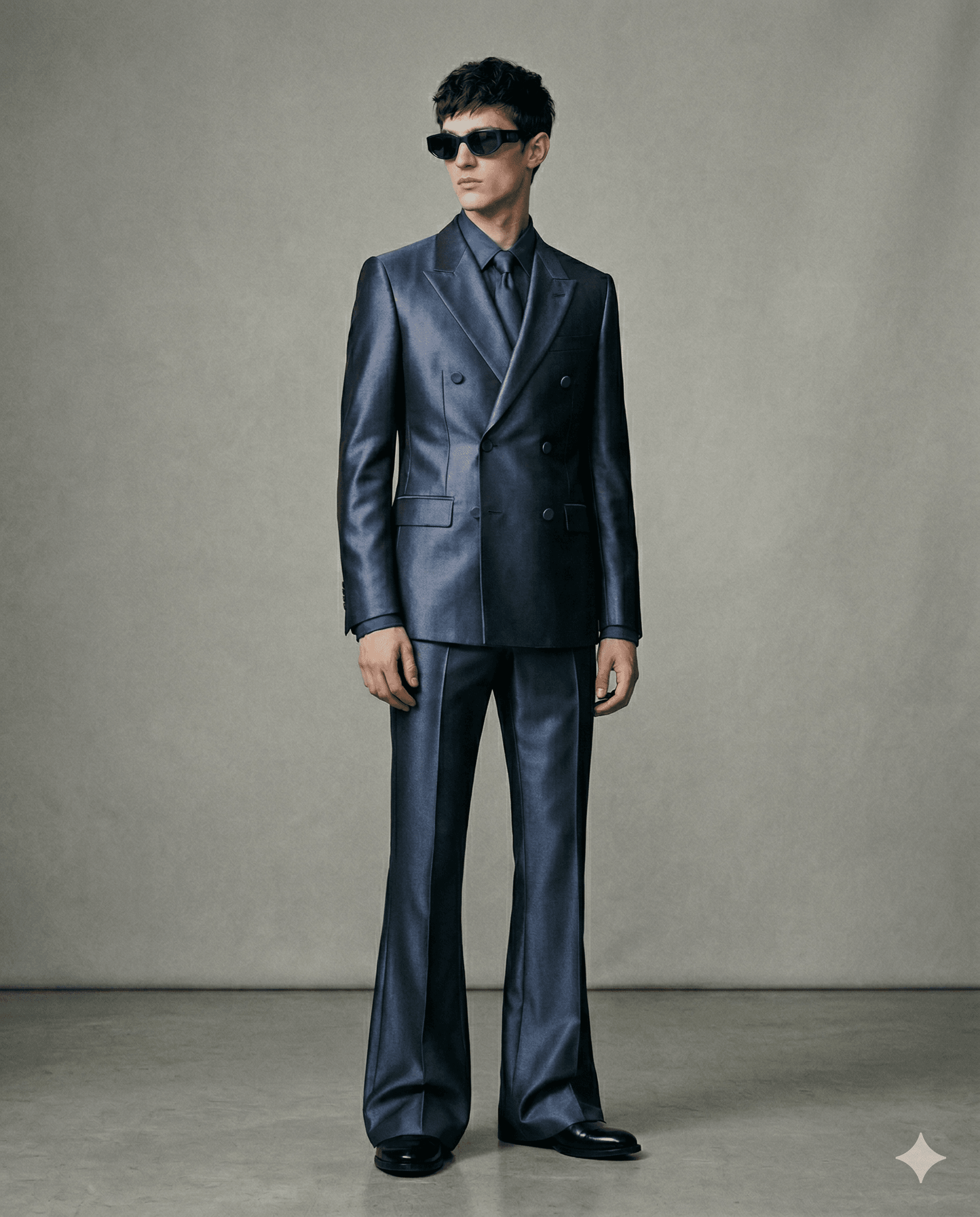 ネイビーブルー double