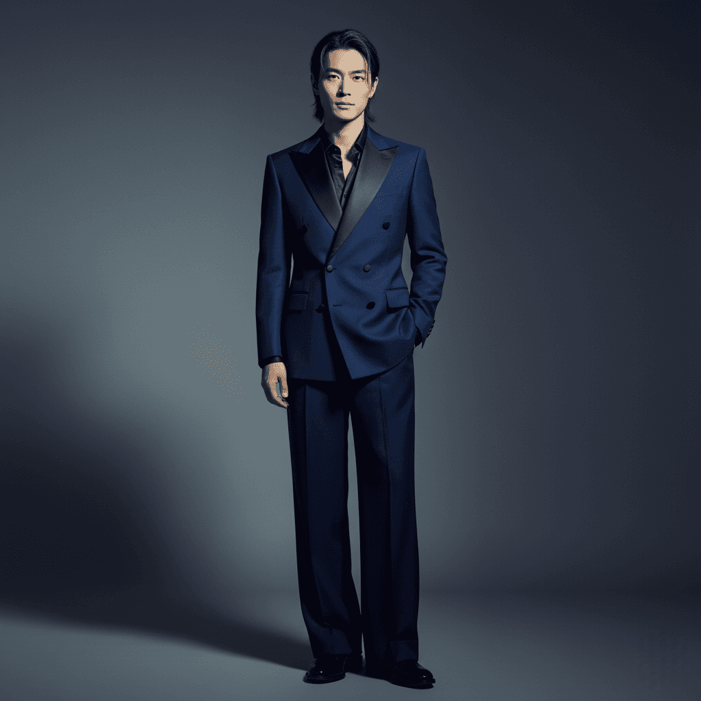 ネイビーブルー double