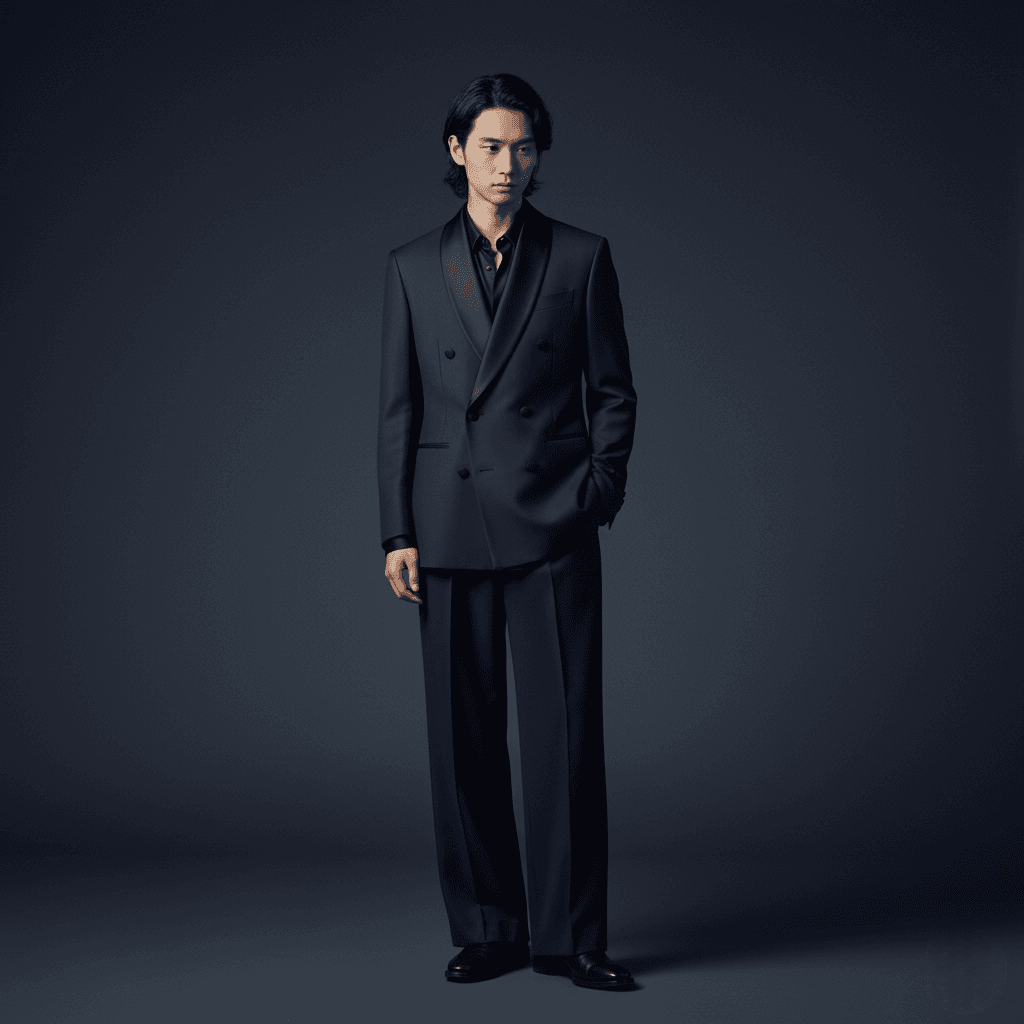 ネイビーブルー double