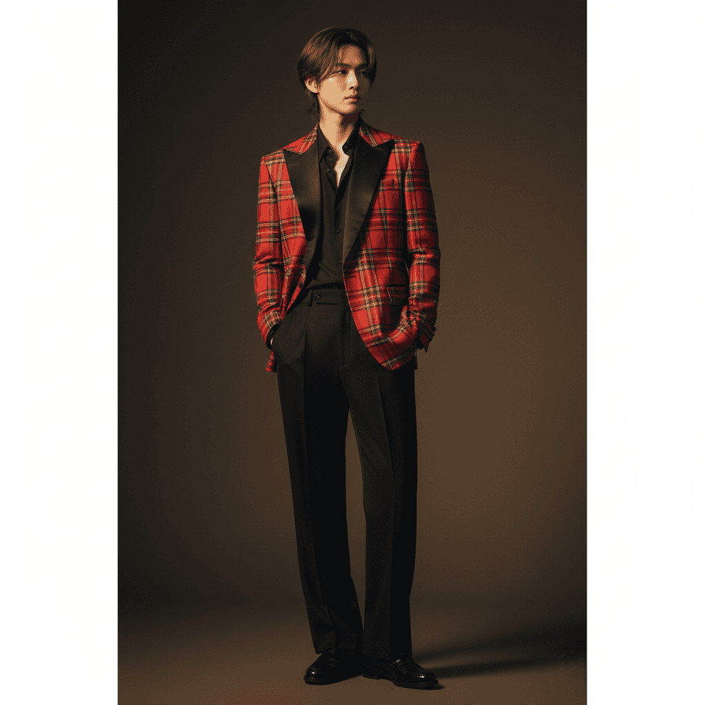 RedTartanTuxedo single